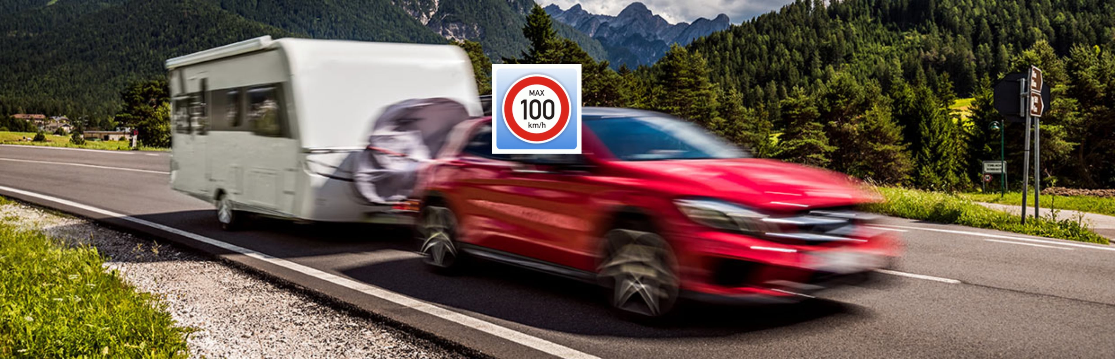 Tempo 100 Untersuchung für Fahrzeuge mit Anhänger, gem. 9. Ausnahmeverordnung zur StVZO